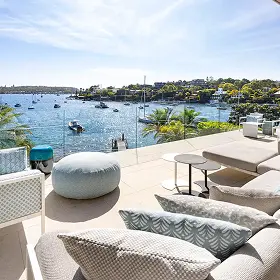 Resort style alfresco area